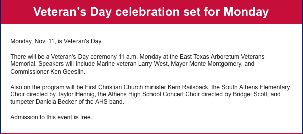 Veterans Day